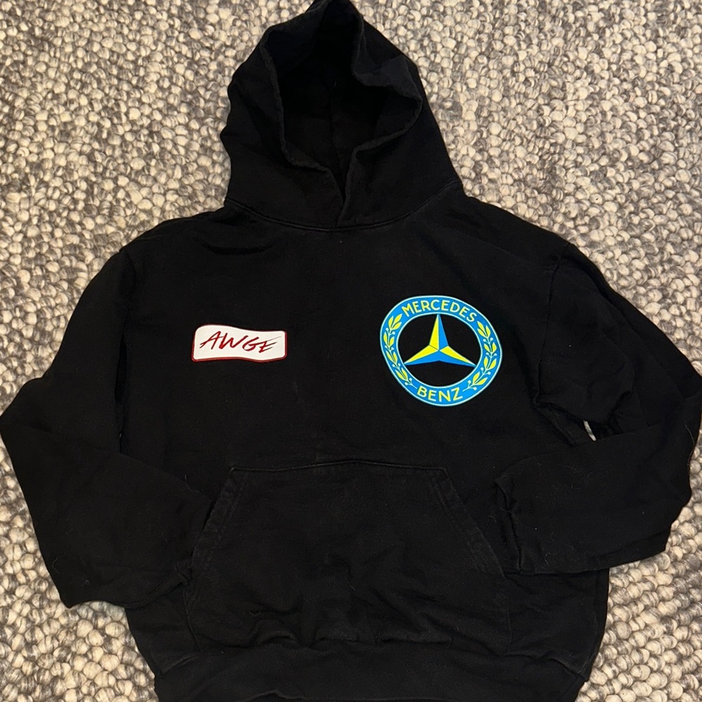 Mercedes Logo Hooded Sweatshirt NWOT